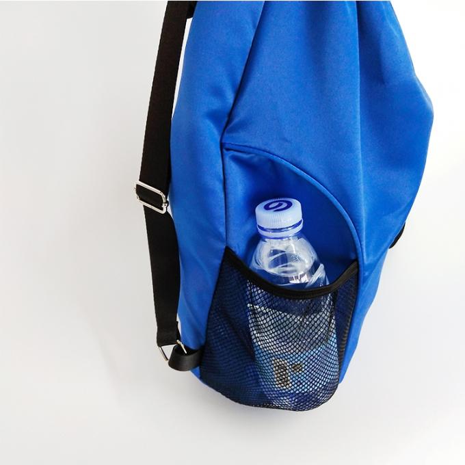 des Zugschnurtaschen-Rucksacks der Fabrik Polyester-Satineinkaufsnetze der reise der kundenspezifischen Farbbilligen Frauentaschen Einkaufszufällige