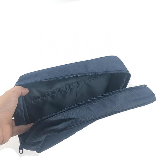 des Mode-Polyester 600D des kundenspezifischen Großhandelslogos dauerhafte Kosmetiktasche