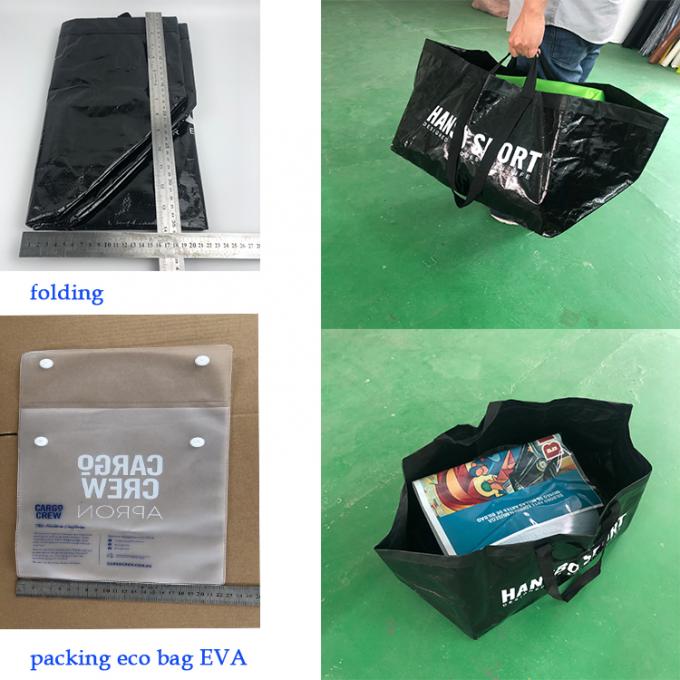 Hohe Qualität bereitete lamellierten wasserdichtes Wäscherei-Speicher Carry Moving Bag Tasche pp. Polypropylen gesponnenen auf